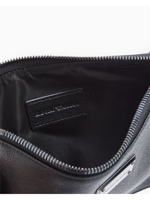 Pouch in tumbled leather Emporio Armani | EM004545 AF13788.UC001